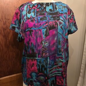 Vintage Impressions Abstract Women's Top